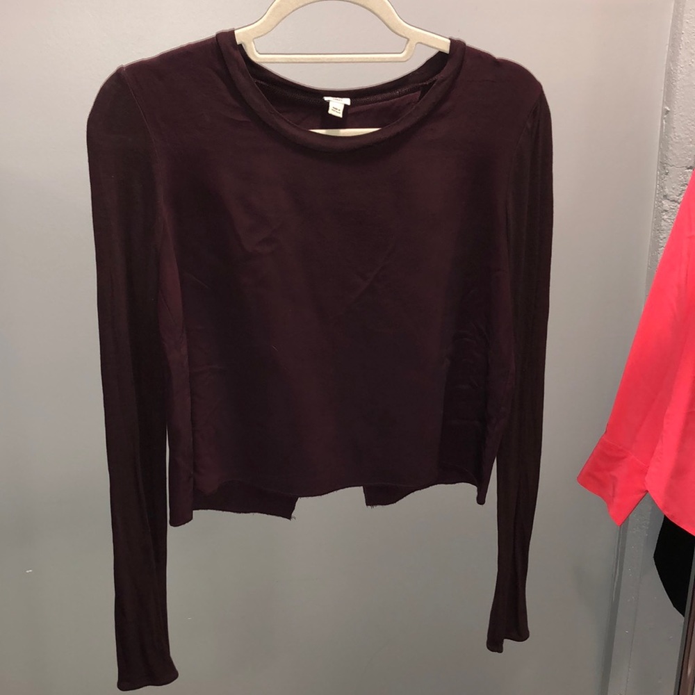 ARITZIA - Wilfred open back cropped top